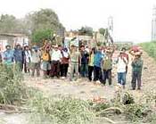 Proteste von Arbeitern der Zuckerfabrik Tumán