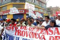 Regionaler Streik in Ancash