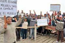 Proteste von Fischern in Pimientel