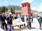 Demonstration in Puno