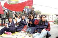 Streik in Chiclayo