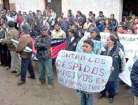 Warnstreik von Krankenhauspersonal in Huancavelica