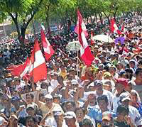 Krankenhausstreik in Loreto