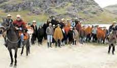 Demonstration in Cajamarca gegen das Bergbauunternehmen Yanacocha