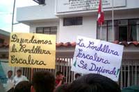 Demonstration gegen Umweltverschmutzung in Tarapoto
