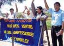 Warnstreik der Universitätsangestellten in Piura